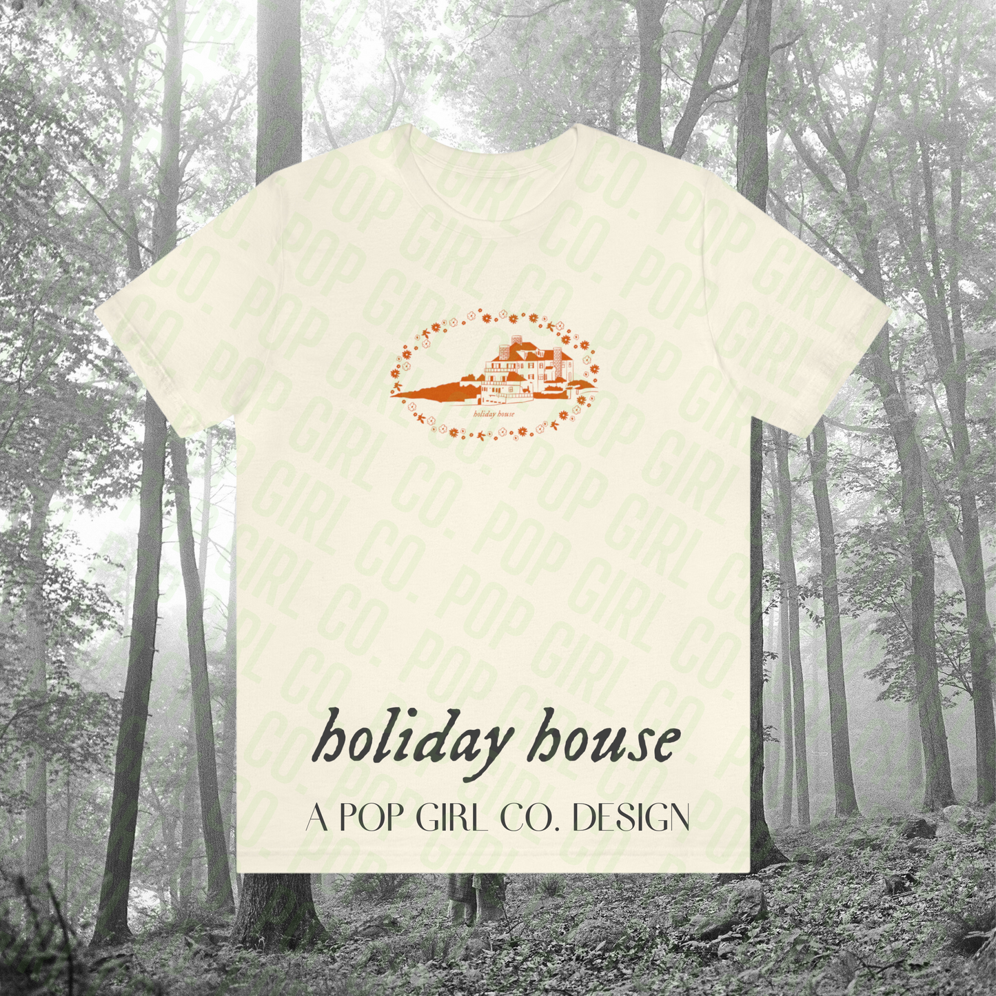 holiday house vacation tee