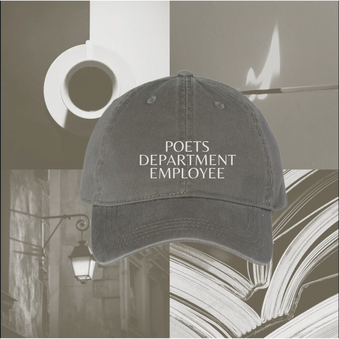 Poets Department Employee Dad Caps