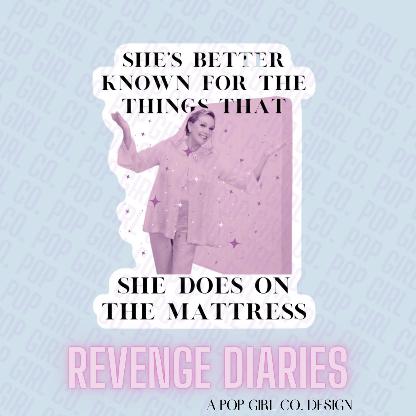 Revenge Diaries Vinyl Sticker