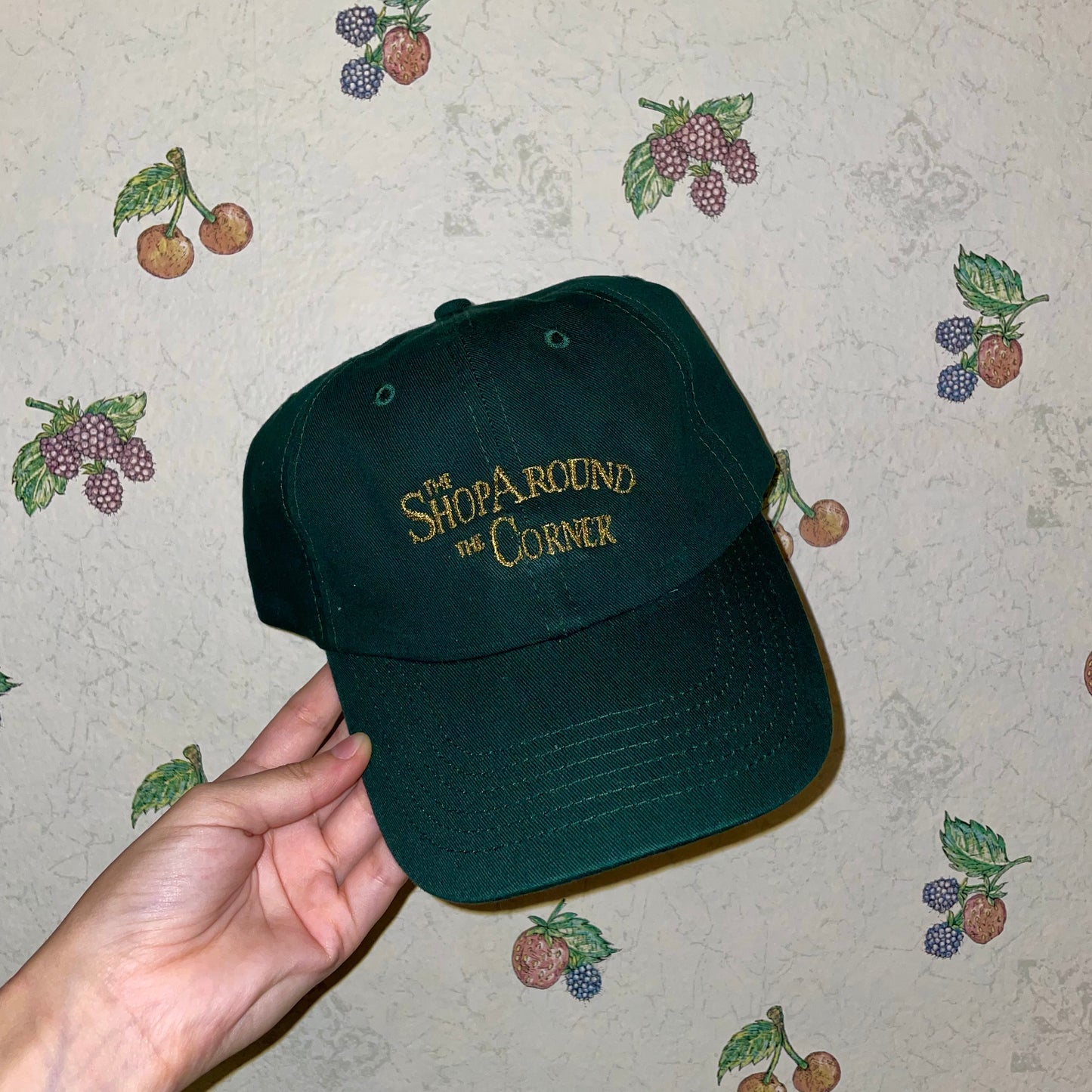 The Shop Around the Corner Embroidered Dad Cap