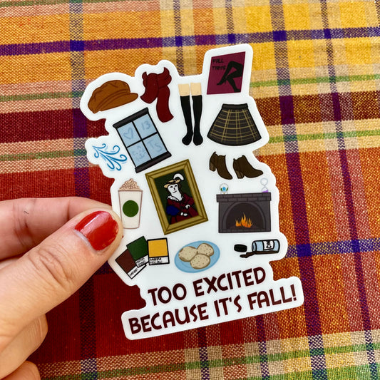 Fall According to Taylor Vinyl Sticker