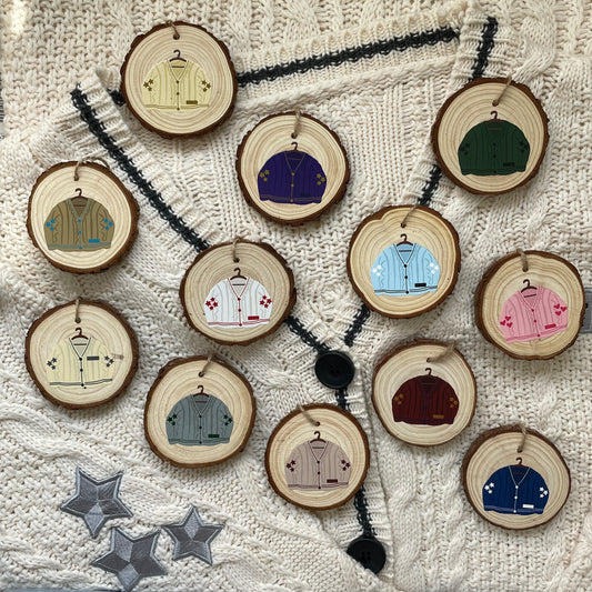 Cardigan Wooden Ornaments