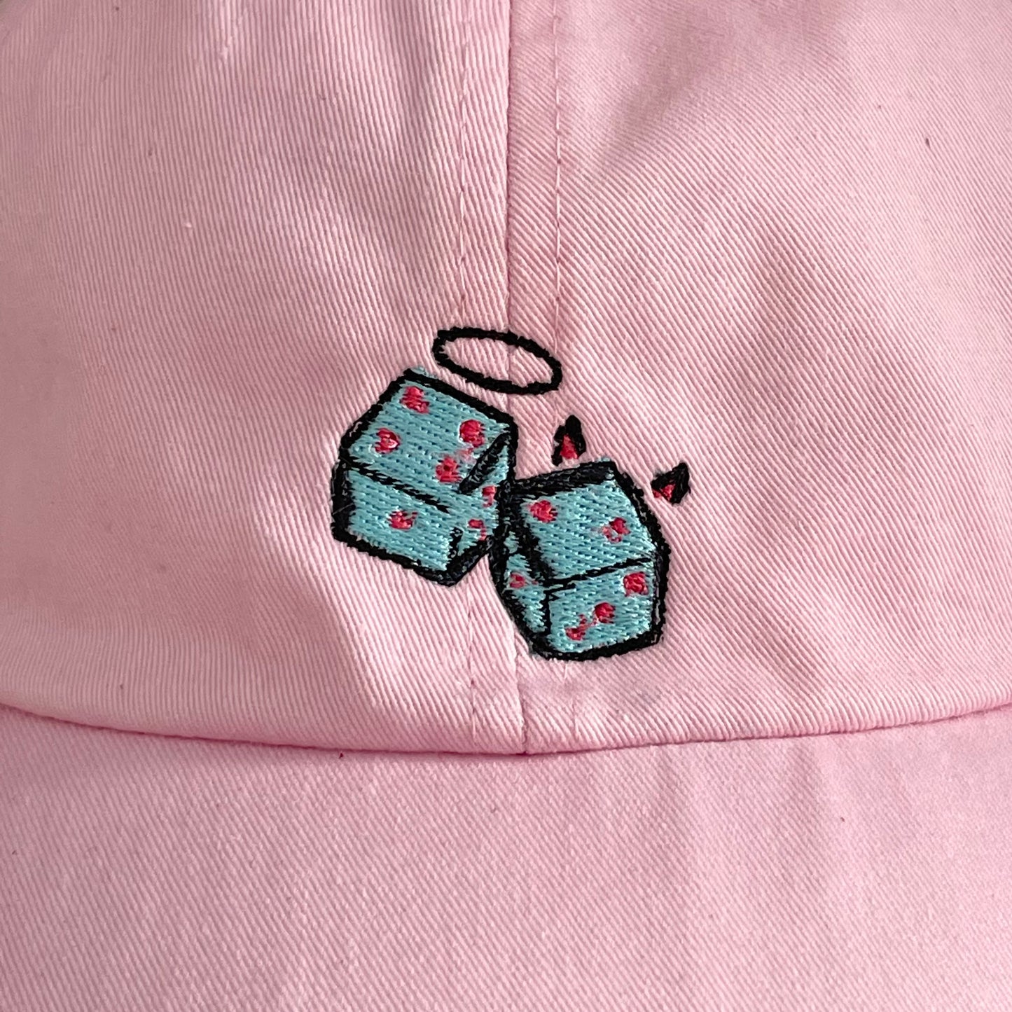 Angel and Devil Embroidered Dad Cap