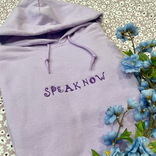 Speak Now Embroidered Hoodie