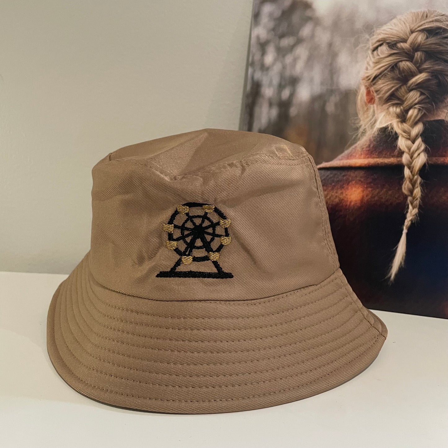 evermore embroidered bucket hat