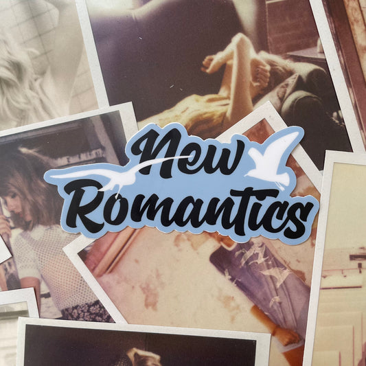 New Romantics Vinyl Sticker