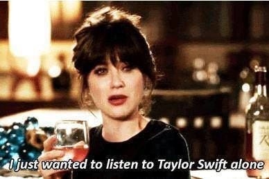 New Girl X Taylor Wine Glass