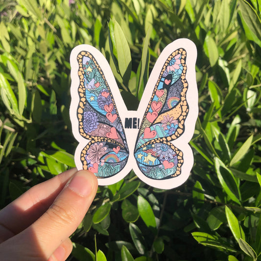 ME! Butterfly Sticker