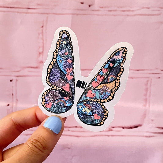 ME! Butterfly Sticker