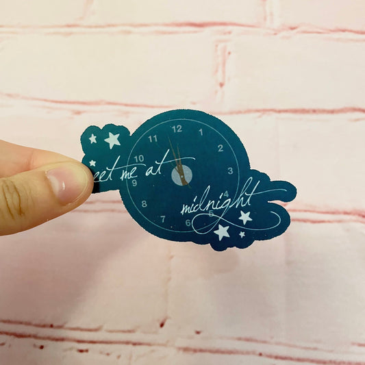 Meet Me At Midnight Sticker