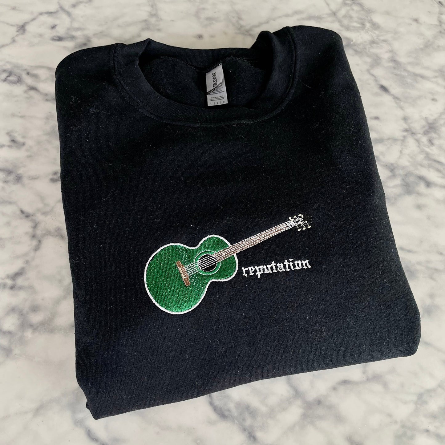 Reputation Guitar Embroidered Sweatshirt