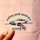 Getaway Car TSxJA Crossover Sticker