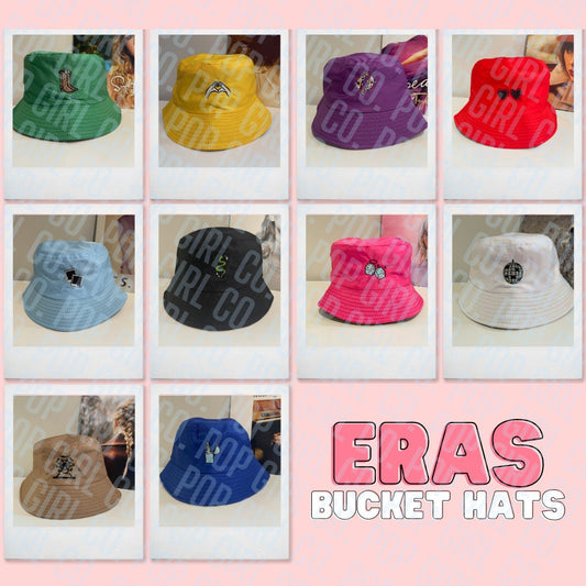 Eras Embroidered Bucket Hats